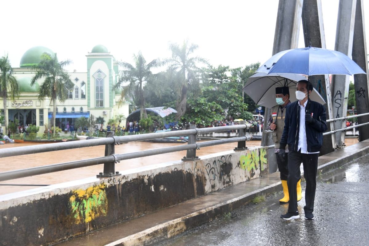 KNPI Kalsel Puji Keberhasilan Presiden Jokowi Atasi Masalah Banjir Bandang di Provinsi Kalsel