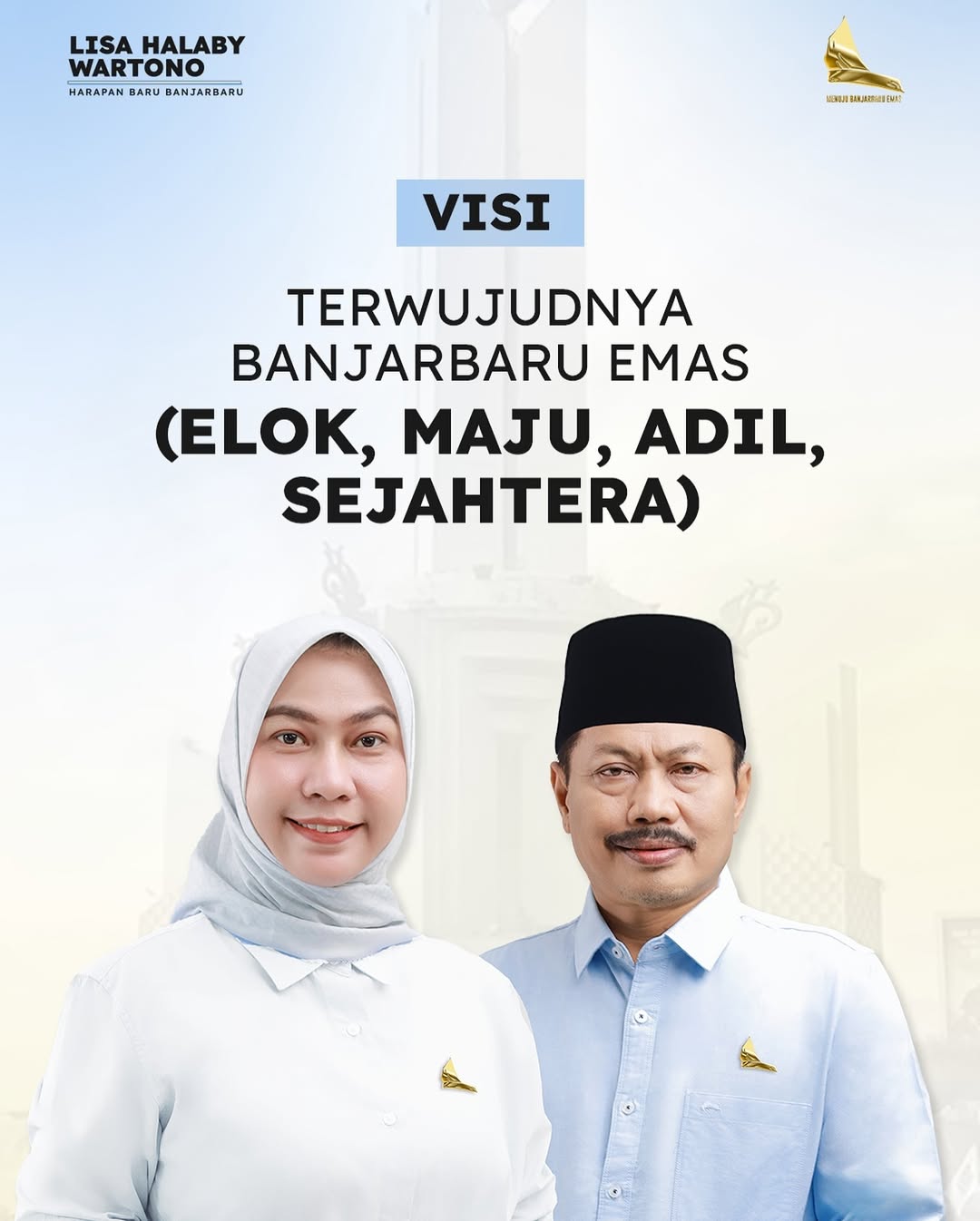 Sah! KPU Kalsel Tetapkan Lisa-Wartono Pimpin Kota Idaman
