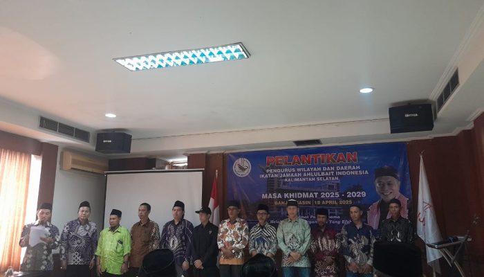 Pelantikan Pengurus Wilayah IJABI Kalimantan Selatan 2025–2029 Berlangsung Khidmat di Banjarmasin