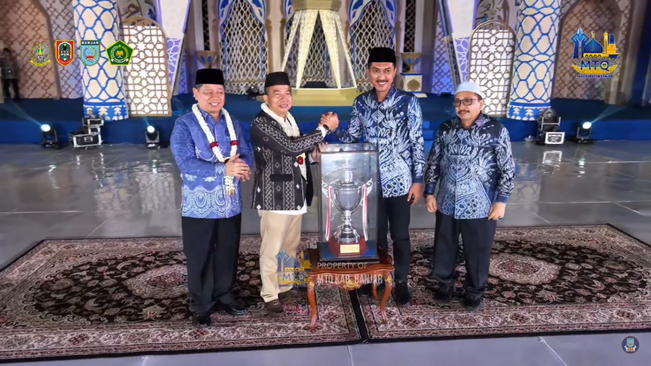 MTQ Kalsel XXXVI Resmi Ditutup, Kabupaten Banjar Catat Prestasi Hattrick Juara Umum