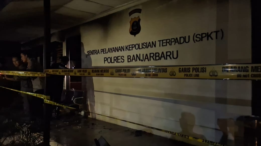 KEBAKARAN POLRES BANJARBARU: DUGAAN KORSLETING LISTRIK, LAYANAN PUBLIK DIALIHKAN SEMENTARA