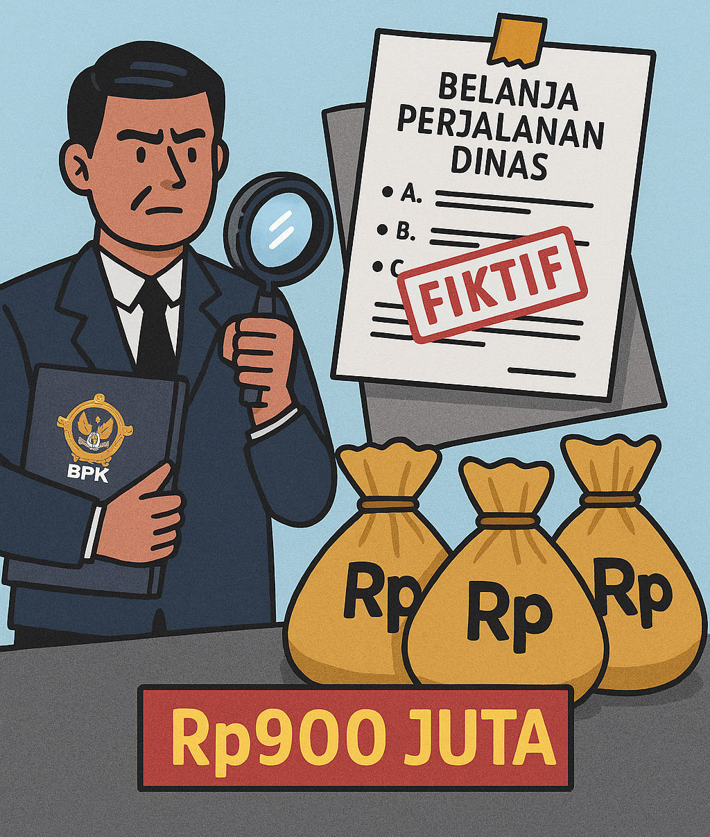 BPK Kalsel Ungkap Perjalanan Dinas Fiktif Senilai Rp900 Juta, Keuangan Daerah Terancam