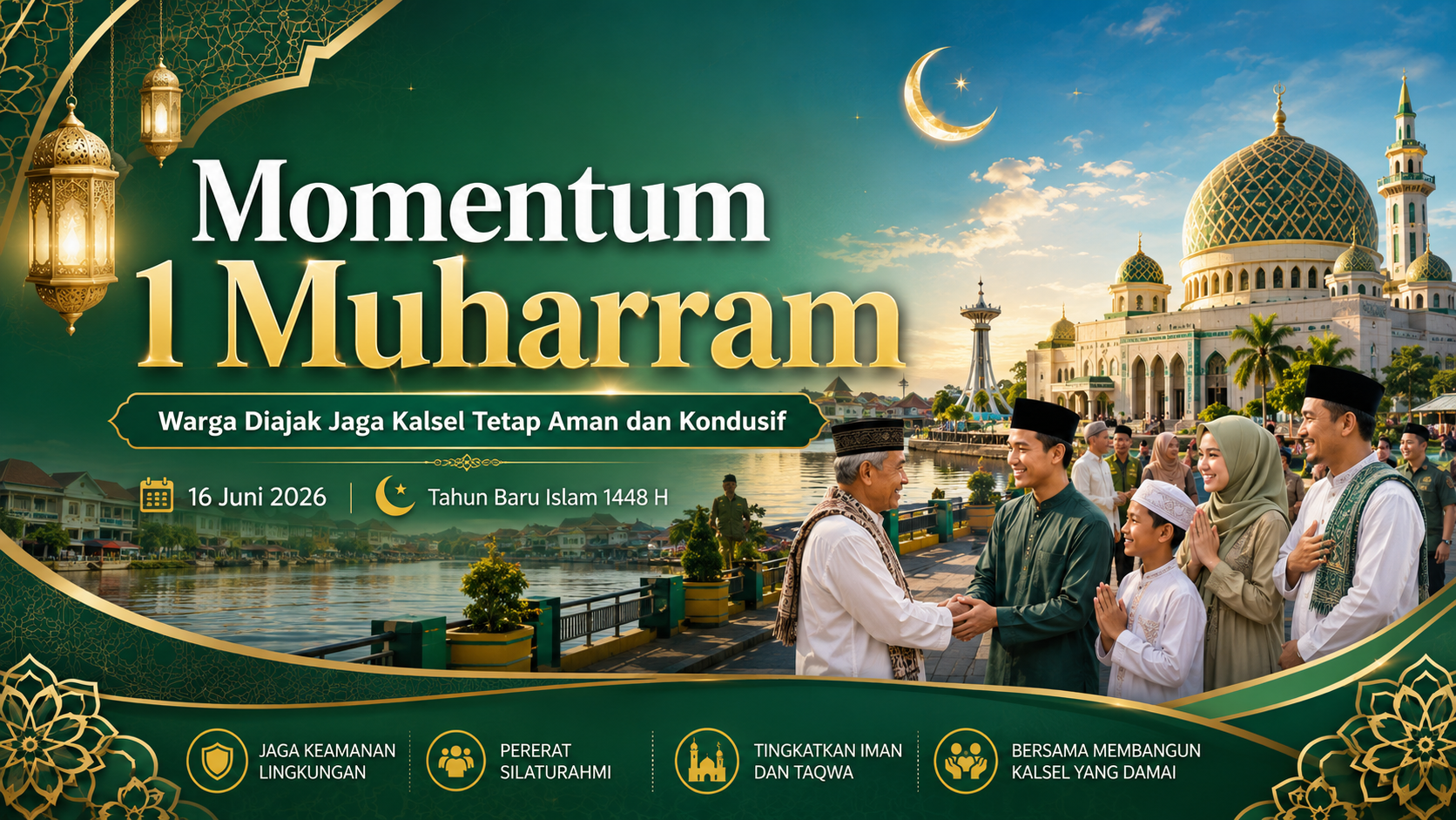 Momentum 1 Muharram 1448 H, Masyarakat Kalsel Diajak Perkuat Persatuan dan Jaga Kondusivitas Daerah Momentum 1 Muharram 1448 H, Masyarakat Kalsel Diajak Perkuat Persatuan dan Jaga Kondusivitas Daerah