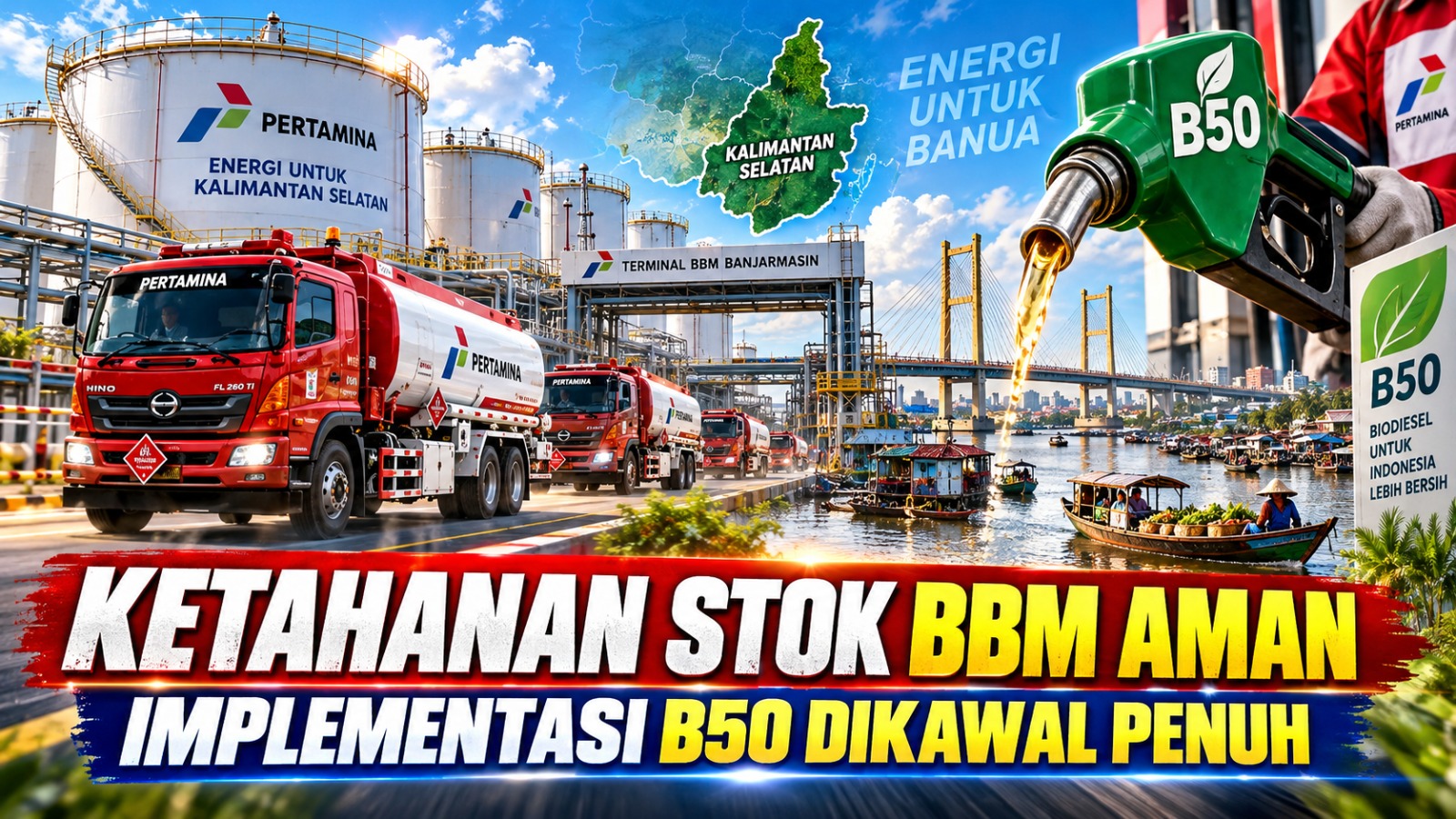 Ketahanan Stok BBM Kalsel Dijamin Aman, Implementasi Biodiesel B50 Diakselerasi Ketahanan Stok BBM Kalsel Dijamin Aman, Implementasi Biodiesel B50 Diakselerasi