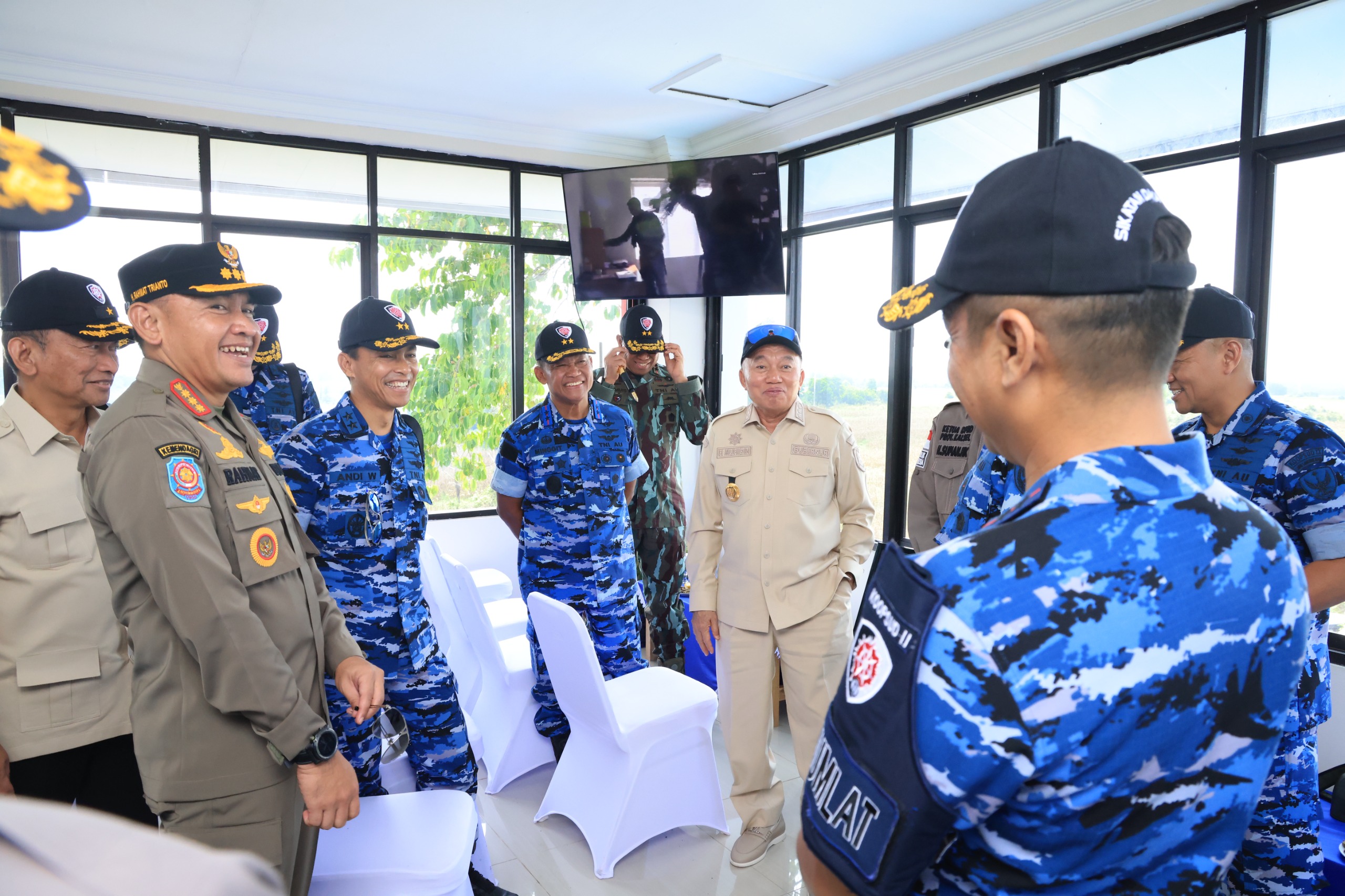 Forkopimda Kalsel Saksikan Latihan Sikatan Daya 2025