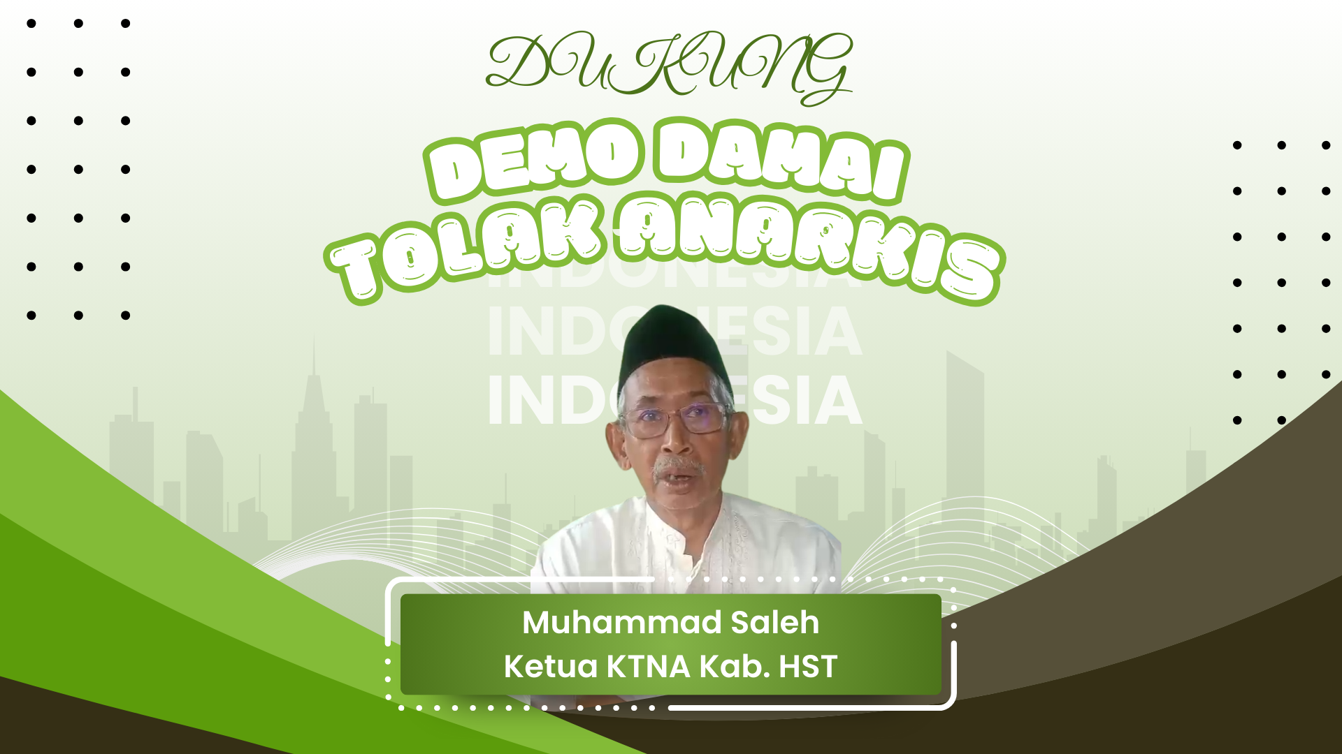 Ketua KTNA Kabupaten Hulu Sungai Tengah Ajak Masyarakat Jaga Persatuan dan Dukung Pemerintah