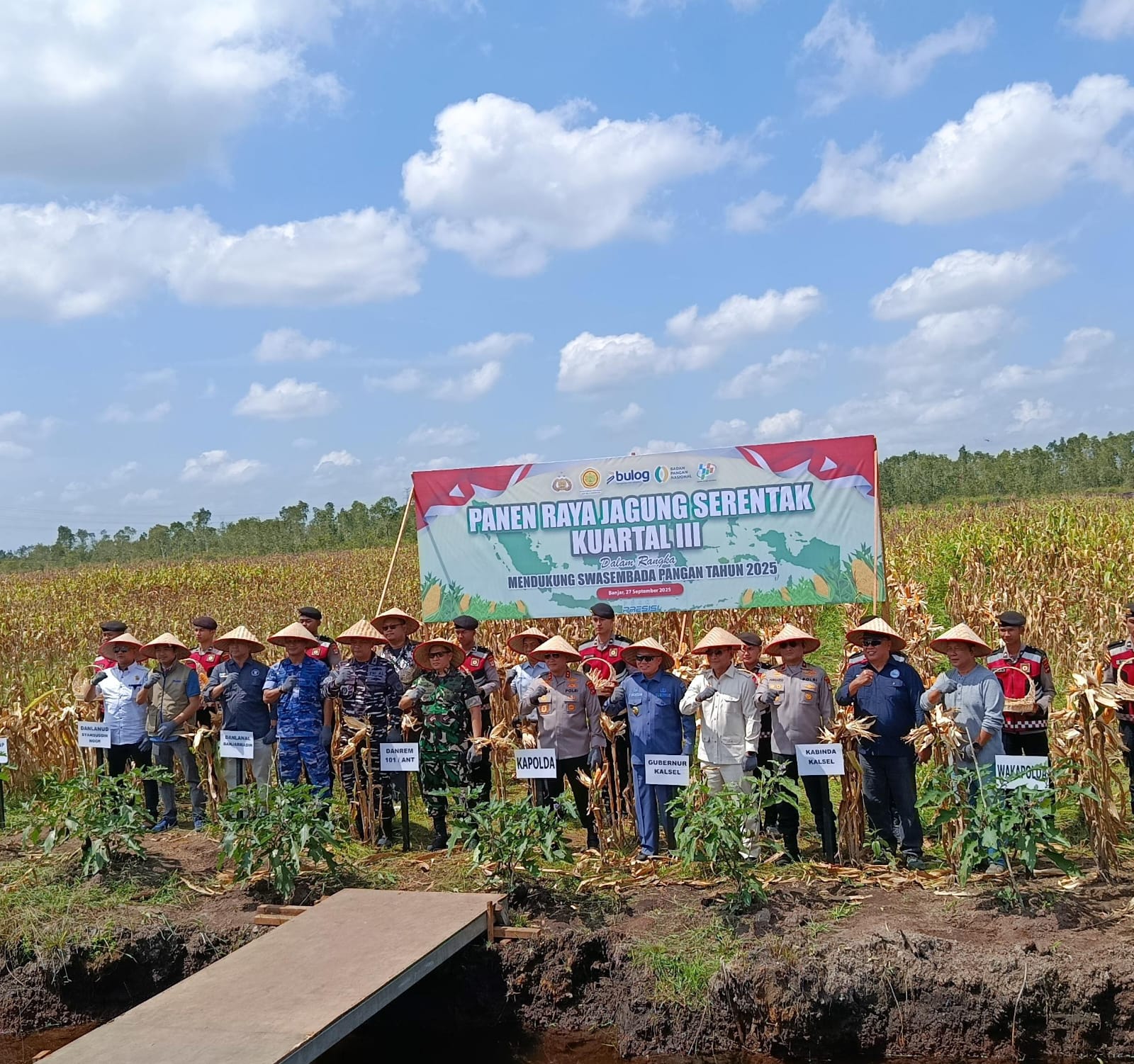 Polda Kalsel Panen Raya Jagung Kuartal III, Distribusikan 30 Ton ke Bulog