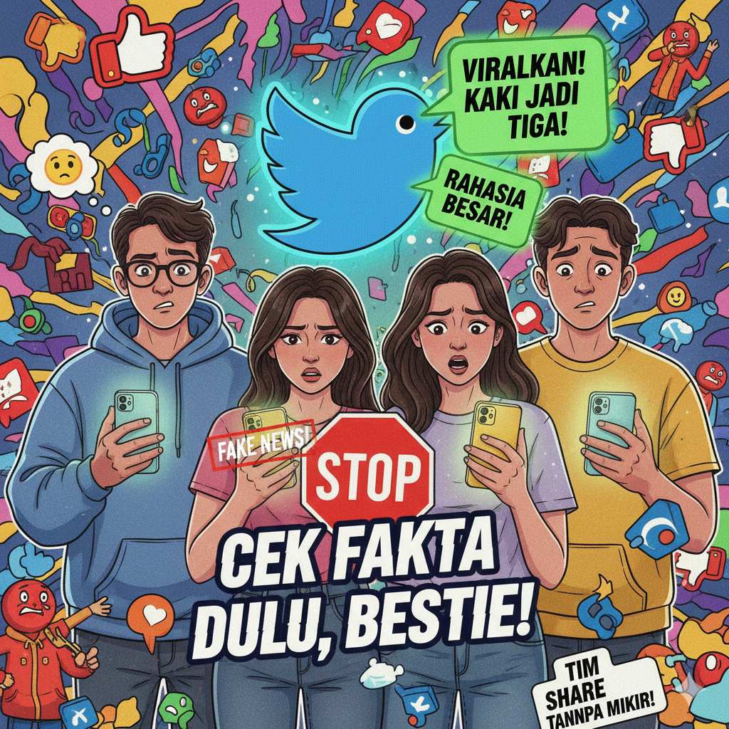 Share Tanpa Kroscek Awal Mula Jadi Penyebar Hoax