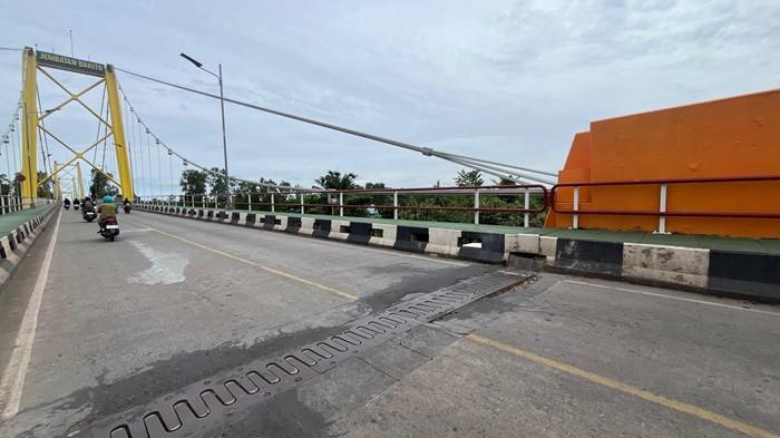 Perbaikan Jembatan Barito Masih Berlangsung, Pemprov Kalsel Berlakukan Penutupan Sementara Perbaikan Jembatan Barito Masih Berlangsung, Pemprov Kalsel Berlakukan Penutupan Sementara